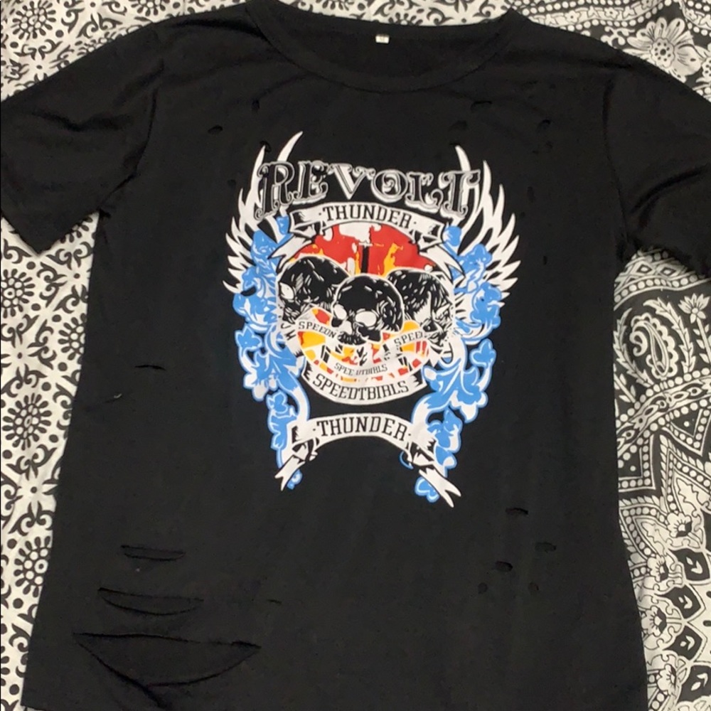 Distressed T-shirt